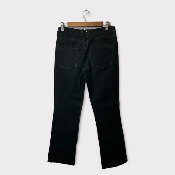 J. Crew Corduroy Favorite Fit pants black mid relaxed straight leg size 4S - Picture 7 of 7